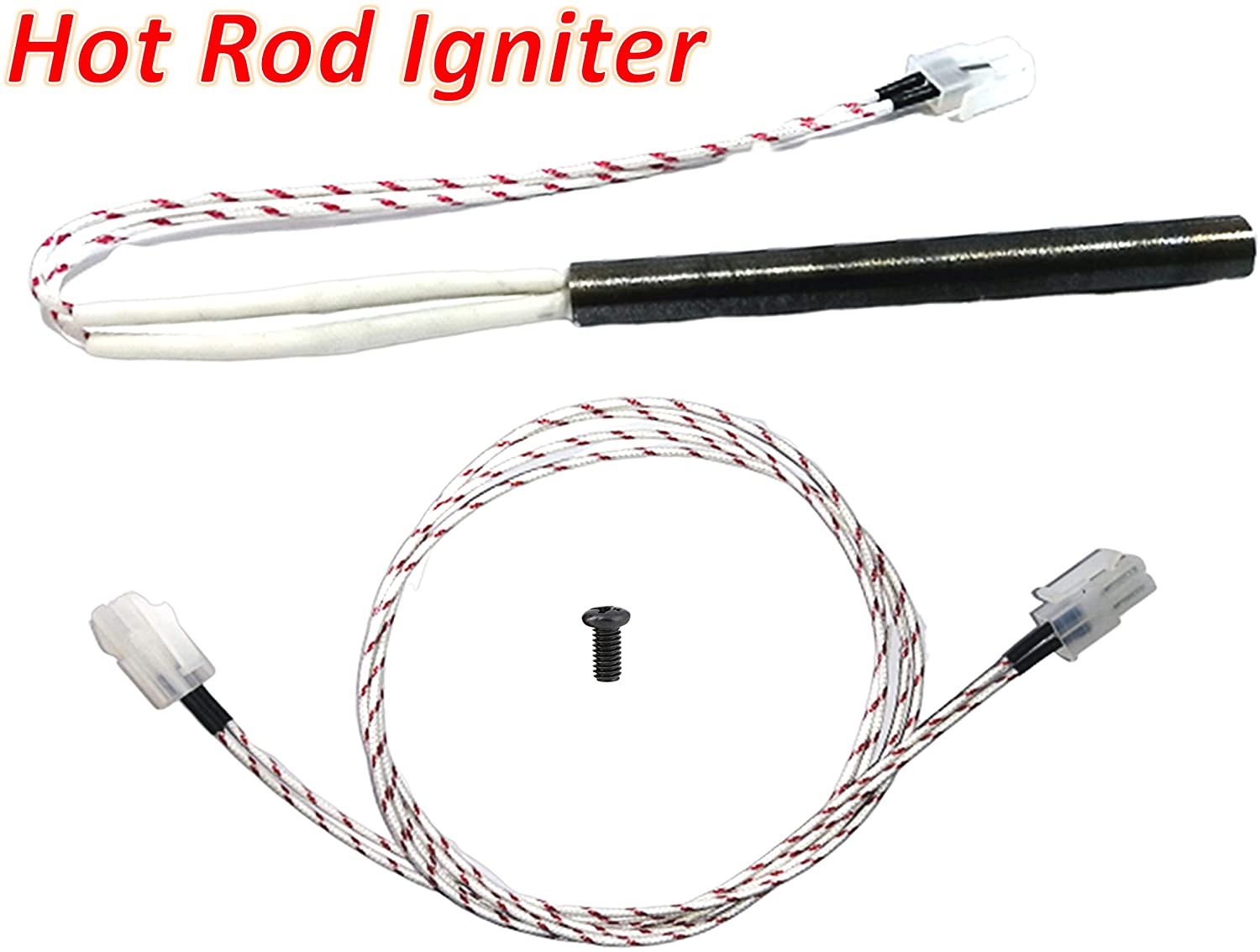 Fire Burn Pot and Hot Rod Ignitor Combo Kit Replacement Parts for Traeger Pro 575/Pro 780