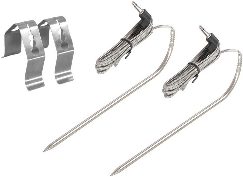 51A8X6XvurL._AC_SL1011_ BBQ Meat Probe with Clips Replacement for Masterbuilt Gravity Series BBQ Grill and Smoker