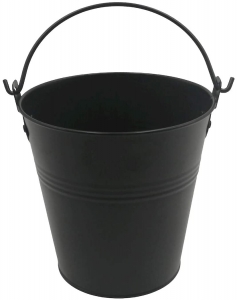 Smoker Drip Bucket Replacement for Traeger Pellet Grill, Grease Catcher Bucket Fits Most Offset Smokers,Black