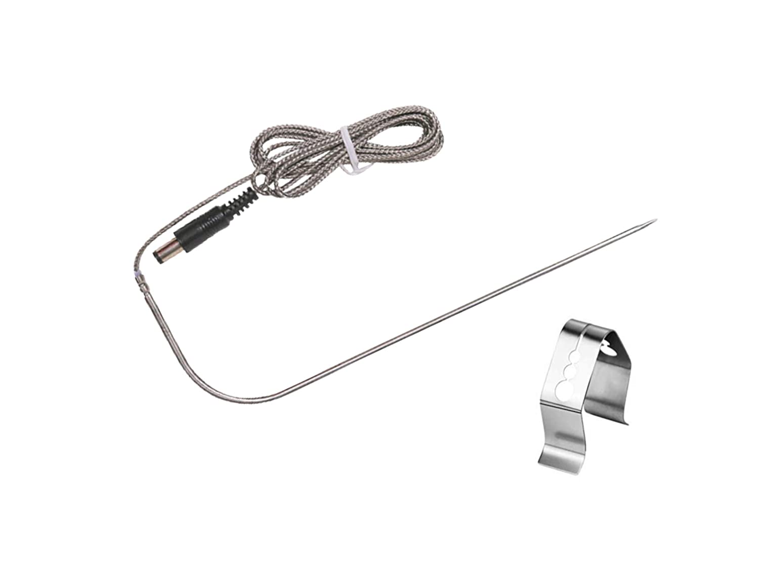 BBQ Grill Temperature Meat Probe with Clips Replacement for Rec Tec Wood Pellet Grill and Smoker (1 x Meat Probe) 