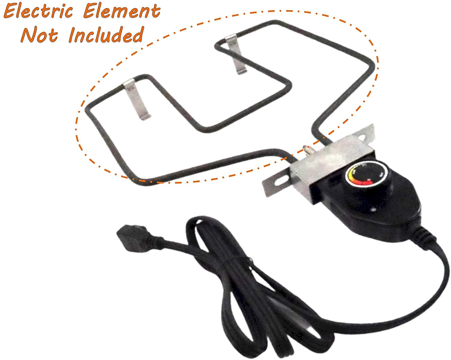 3 Wire Wide Probe Thermostat Controller Cord fits 1-3/8" Spacing Size Heating Element,Temperature Controller up to 1500 Watts