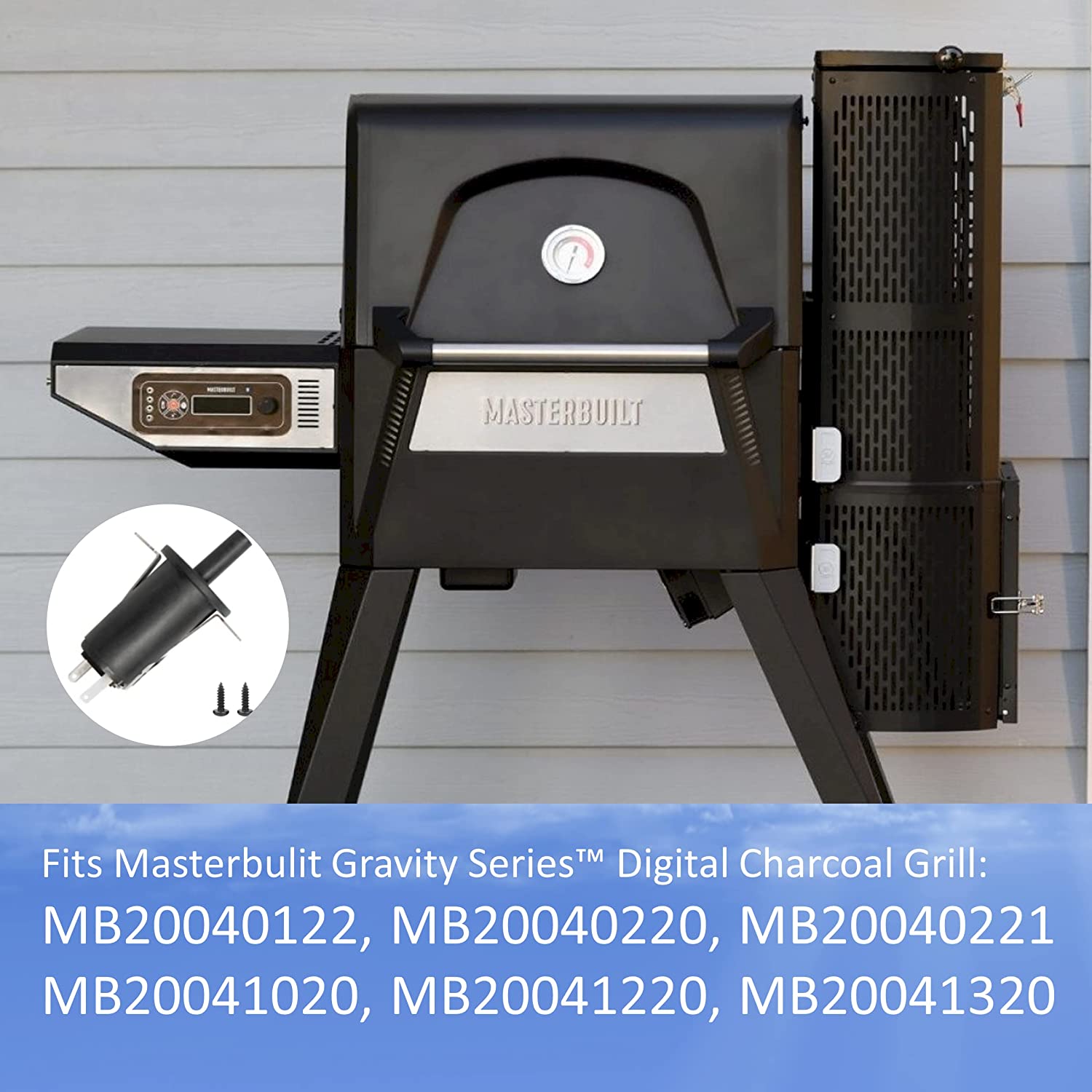 WAITCOOK 3-Pack Door Switch Replacement Part for Masterbulit Gravity Series 560/1050 XL Digital Charcoal Grill + Smoker